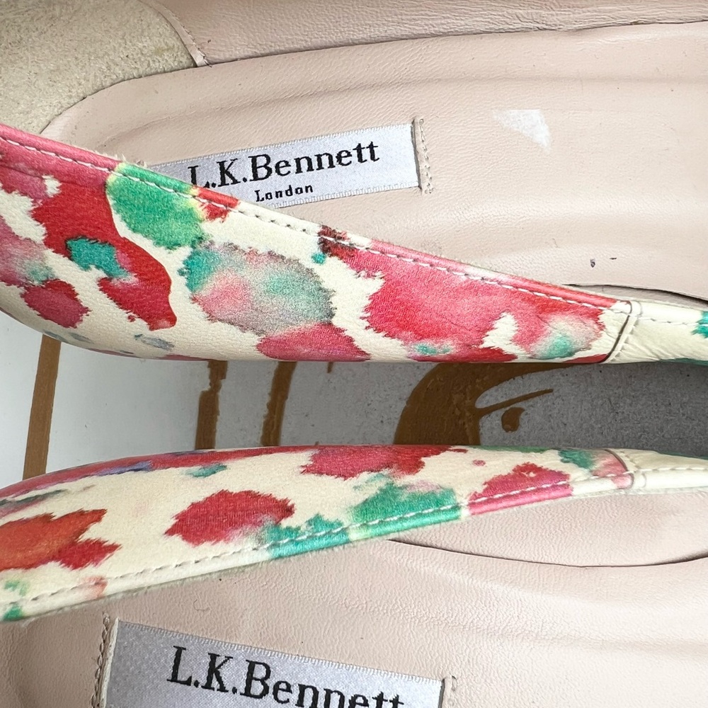 Lk Bennett Multicolor Patterned Heels - image 5